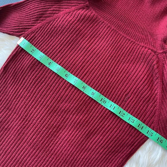 Size XS Turtleneck Red Sweater Mini Dress Price Firm - Picture 6 of 6